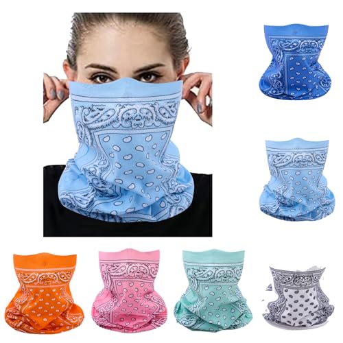 Face Mask Multi Bandana Neck Gaiter Seamless Magic Headband Outdoor Face Scarf for Dust Wind and UV Resistance