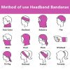Face Mask Multi Bandana Neck Gaiter Seamless Magic Headband Outdoor Face Scarf for Dust Wind and UV Resistance