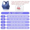 Women's Sports Bras 3 Pack Racerback Medium Support Bras V-Neck Padded Workout Seamless Yoga Athletic Bras