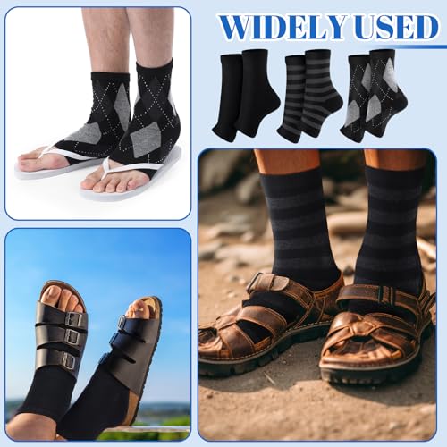 10 Pairs Men Toeless Socks Open Toe Flip Flop Pedicure Socks for Sandals Running Yoga Spa