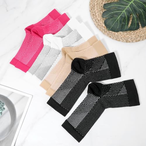 12 Pairs Toeless Socks for Women, Nylon Open Toe Socks for Flip Flop Pedicure Yoga Pilates, Heel Sock for Dry Cracked Feet