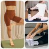12 Pairs Toeless Socks for Women, Nylon Open Toe Socks for Flip Flop Pedicure Yoga Pilates, Heel Sock for Dry Cracked Feet