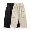 Men Japan Korean Streetwear Loose Casual Wide Leg Cargo Pants Trousers for Women Hop Harem Baggy