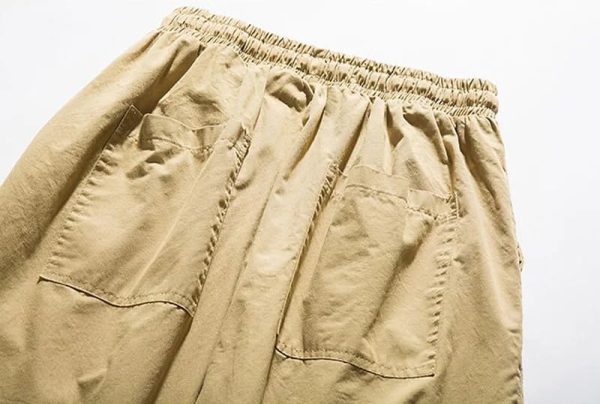 Wide Leg Pants Men Streetwear Loose Casual Cargo Women Japan Trousers