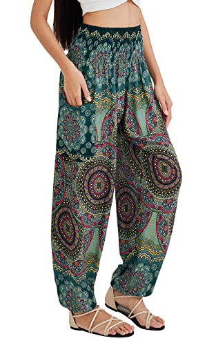 Boho Pants for Women - Hippie Harem Pants Women - Womens Yoga Pants – Comfy Bohemian Flowy Hippie Clothes