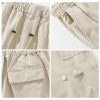 Men Japan Korean Streetwear Loose Casual Wide Leg Cargo Pants Trousers for Women Hop Harem Baggy