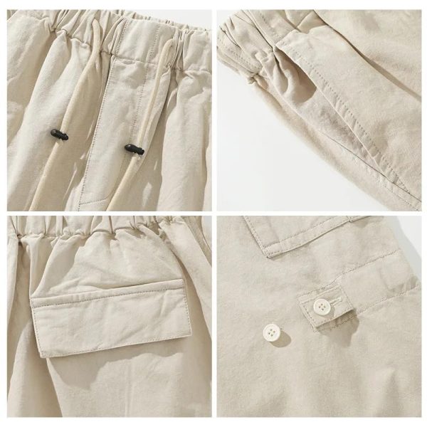 Men Japan Korean Streetwear Loose Casual Wide Leg Cargo Pants Trousers for Women Hop Harem Baggy