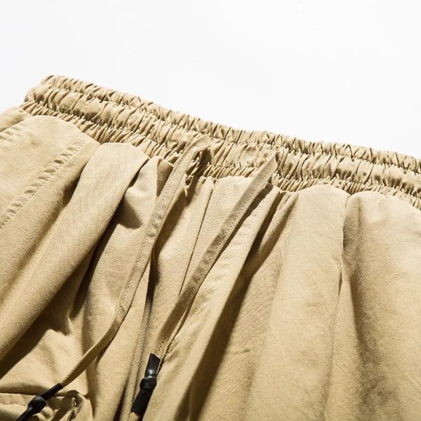 Wide Leg Pants Men Streetwear Loose Casual Cargo Women Japan Trousers