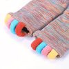 Toe Separator Socks for Men Women Comfy Foot Alignment Sock Massage Cotton Bunion Socks Yoga Sports GYM